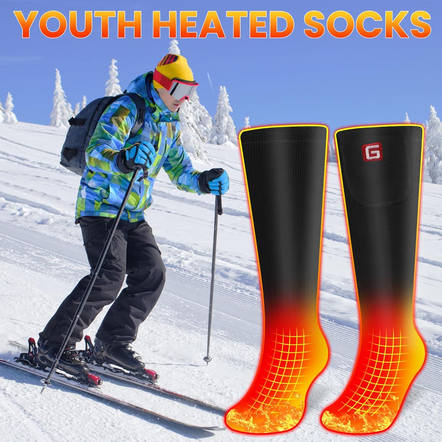 Calcetines Calentados SPRING Recargables Unisex Térmicos 2200mAh