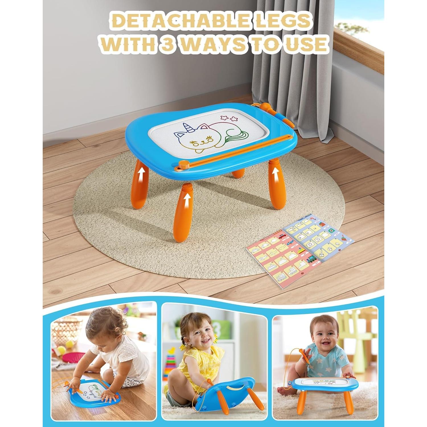 Pizarra Dibujo Magnética Bravokids Azul 33x27cm para Niños