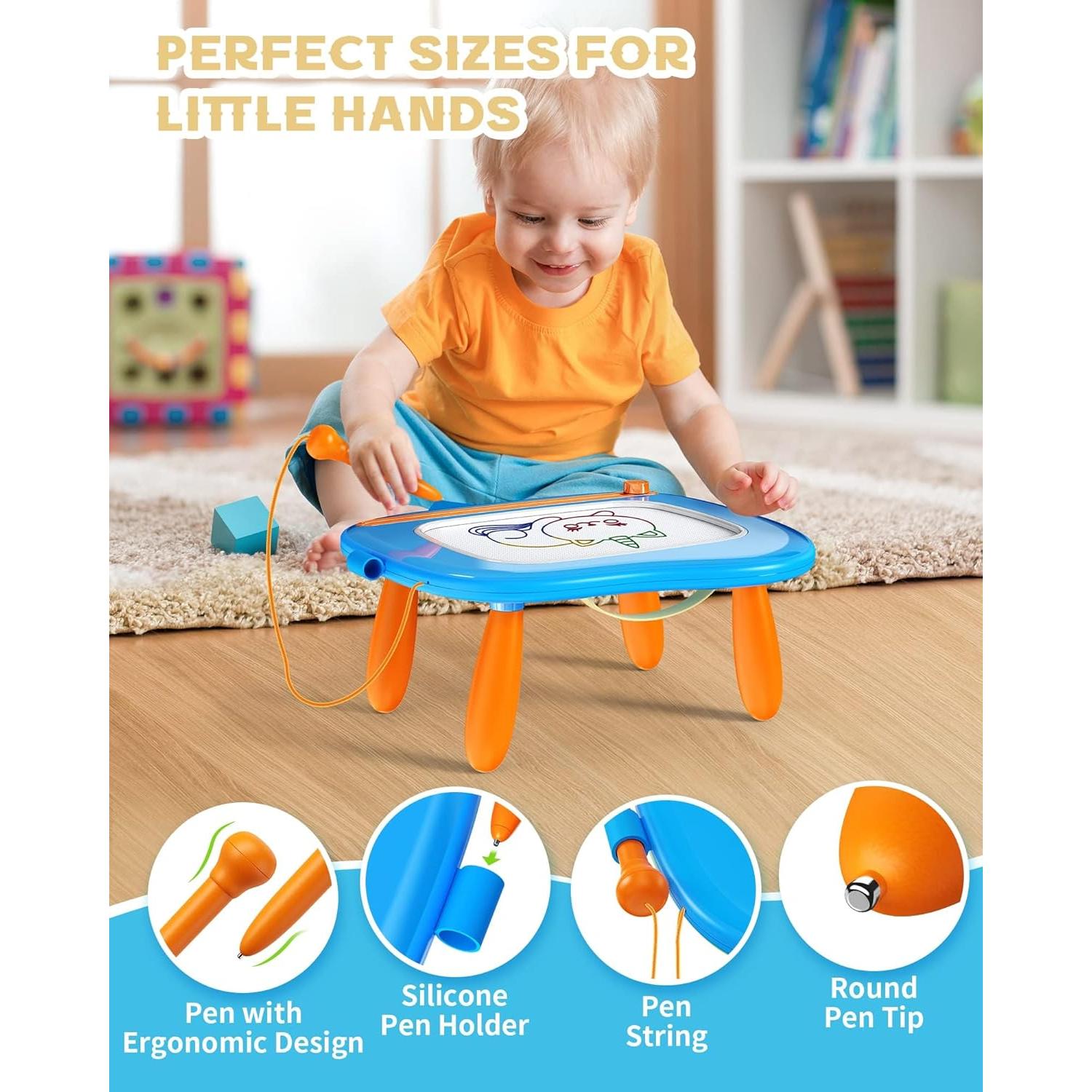 Pizarra Dibujo Magnética Bravokids Azul 33x27cm para Niños