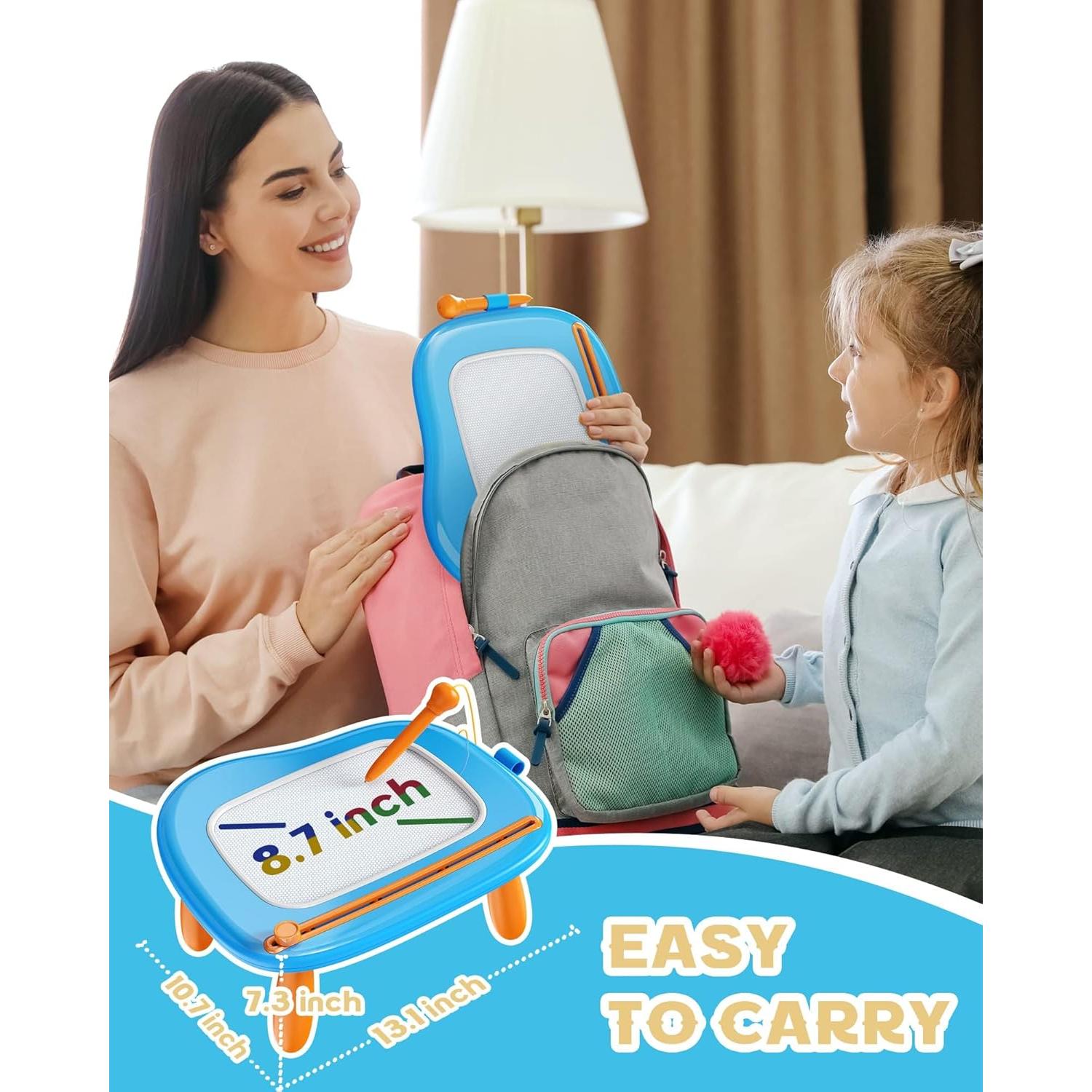 Pizarra Dibujo Magnética Bravokids Azul 33x27cm para Niños