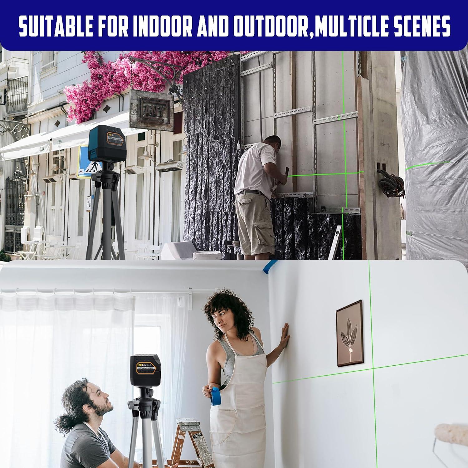 Nivel Láser Autonivelante ECO-TH 30m Verde 360° IP54