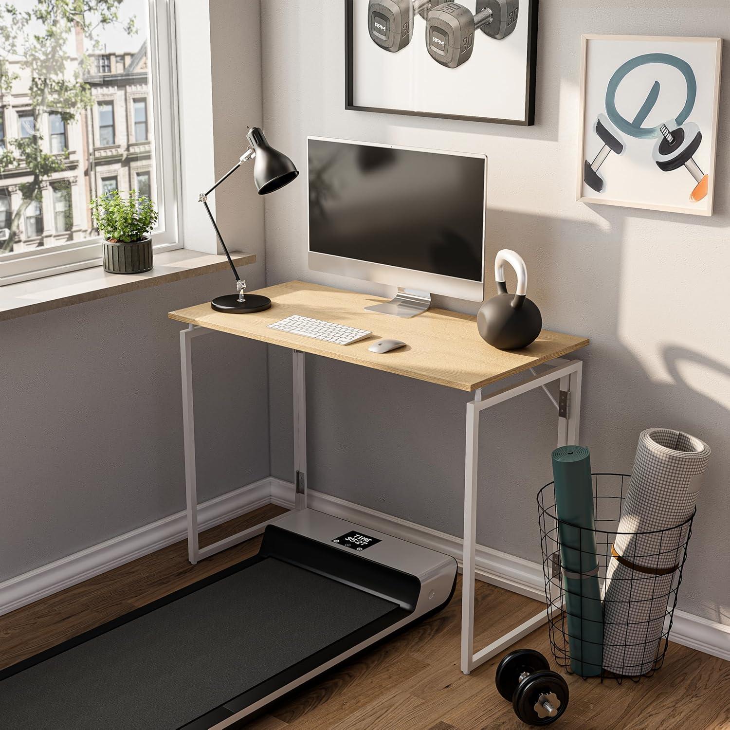 Escritorio Plegable Alawooder FD-30 Beige 76.2x40.6cm Minimalista