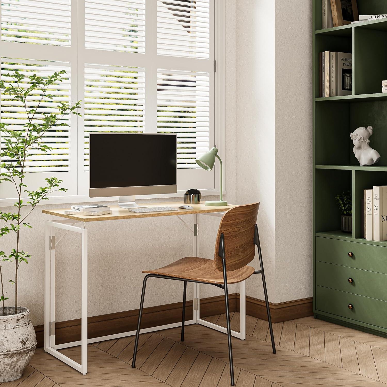 Escritorio Plegable Alawooder FD-30 Beige 76.2x40.6cm Minimalista
