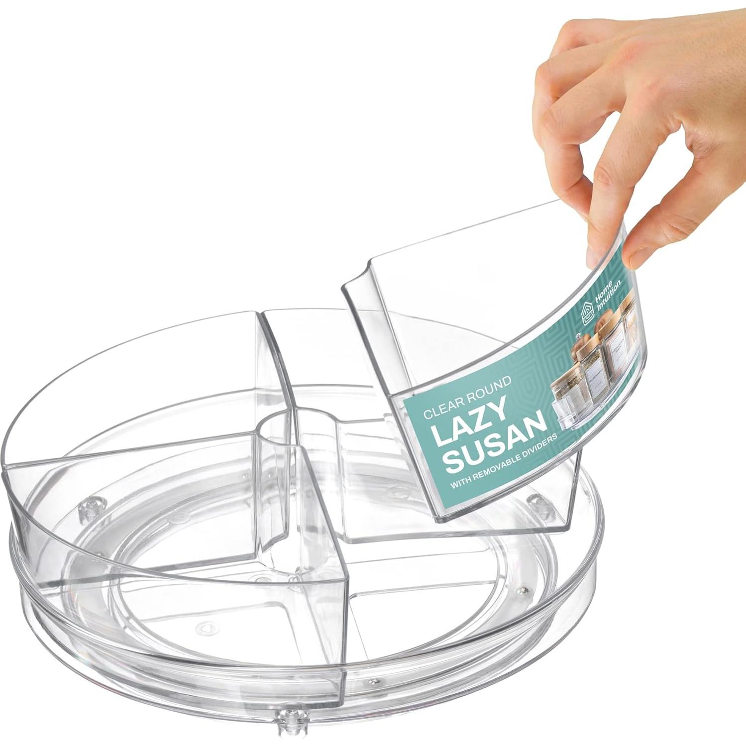 Contenedor Giratorio de Alimentos Home Intuition 22.86 cm 4 Bin