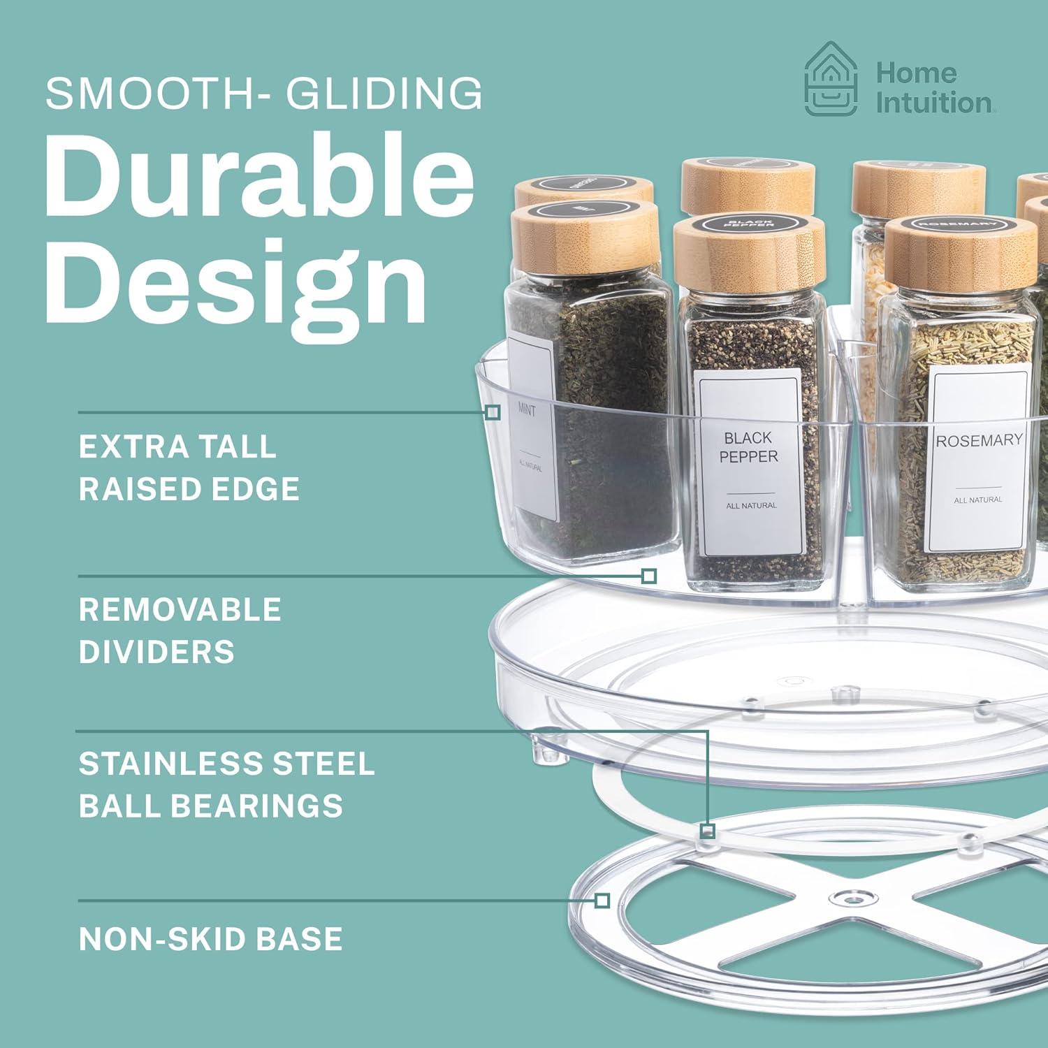 Contenedor Giratorio de Alimentos Home Intuition 22.86 cm 4 Bin