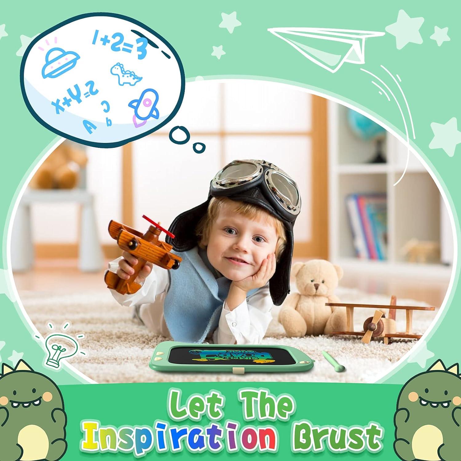 Tableta de Dibujo LCD ORSEN 21.6 cm Dinosaurio Verde