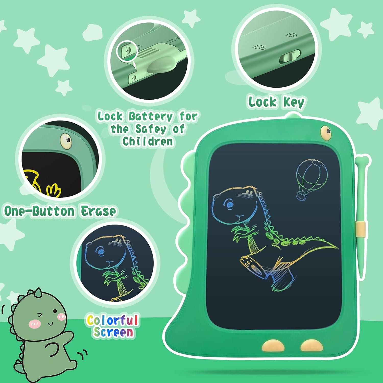 Tableta de Dibujo LCD ORSEN 21.6 cm Dinosaurio Verde