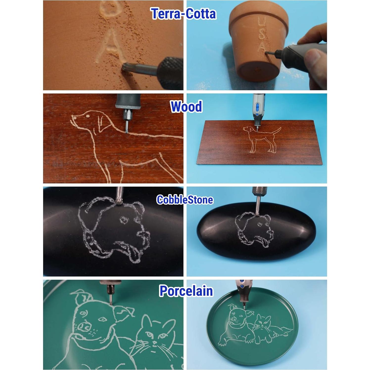 Juego de 20 Fresas de Carburo de Tungsteno Sworker 3mm