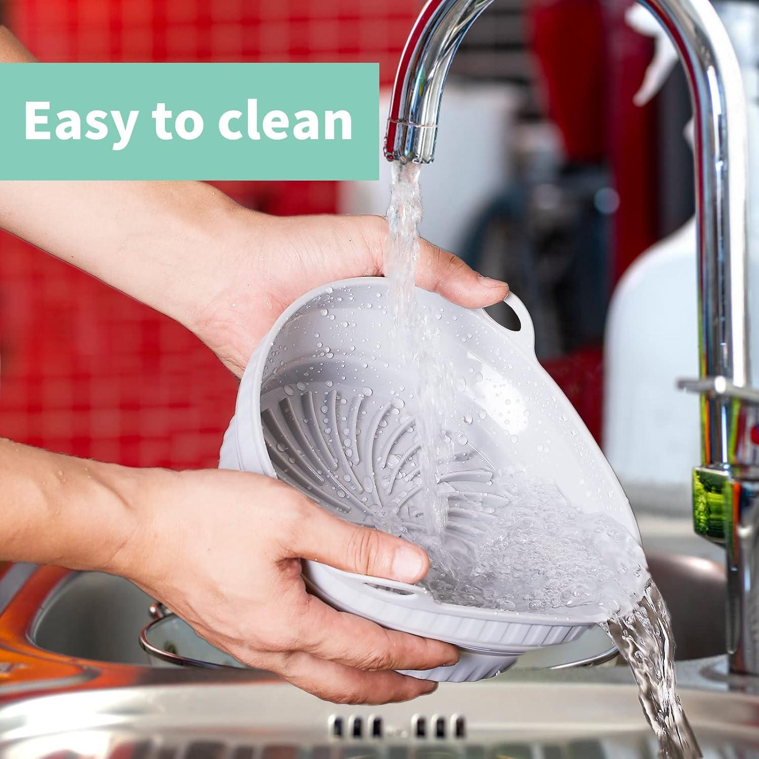 Forros de Silicona RllyGrt 20 cm Plegables para Freidora de Aire