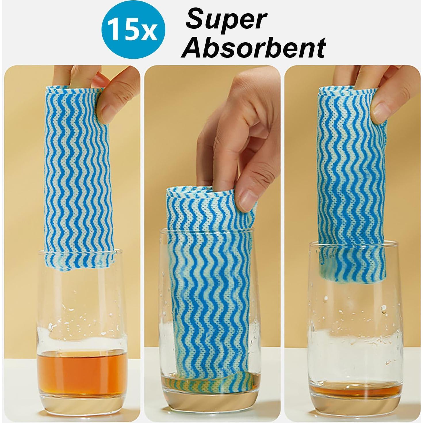 Paños de limpieza desechables Faliuepe 100 unidades 20x40 cm