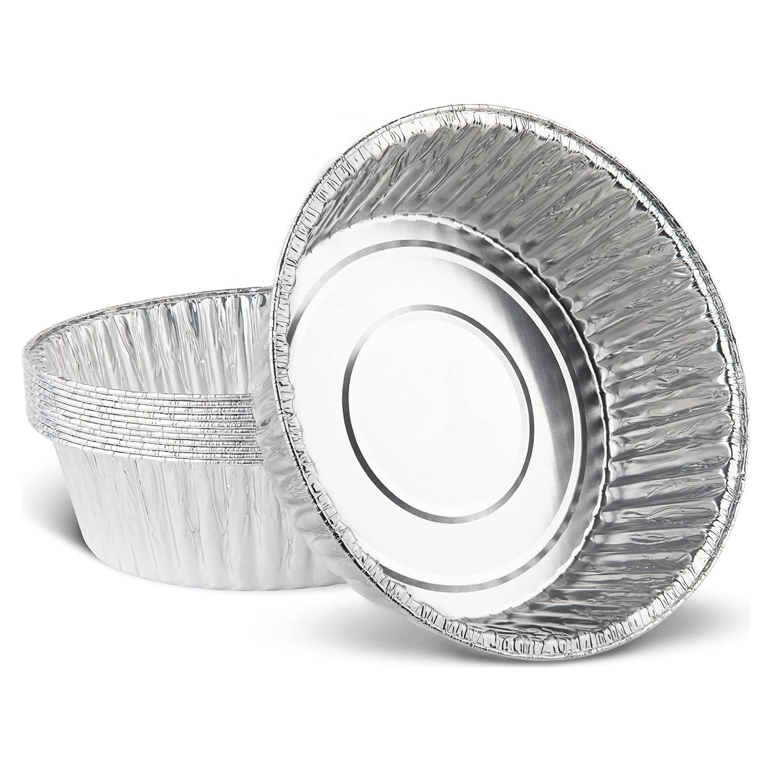 Sartén Redonda Desechable PLASTICPRO 25.4 cm - Paquete de 10