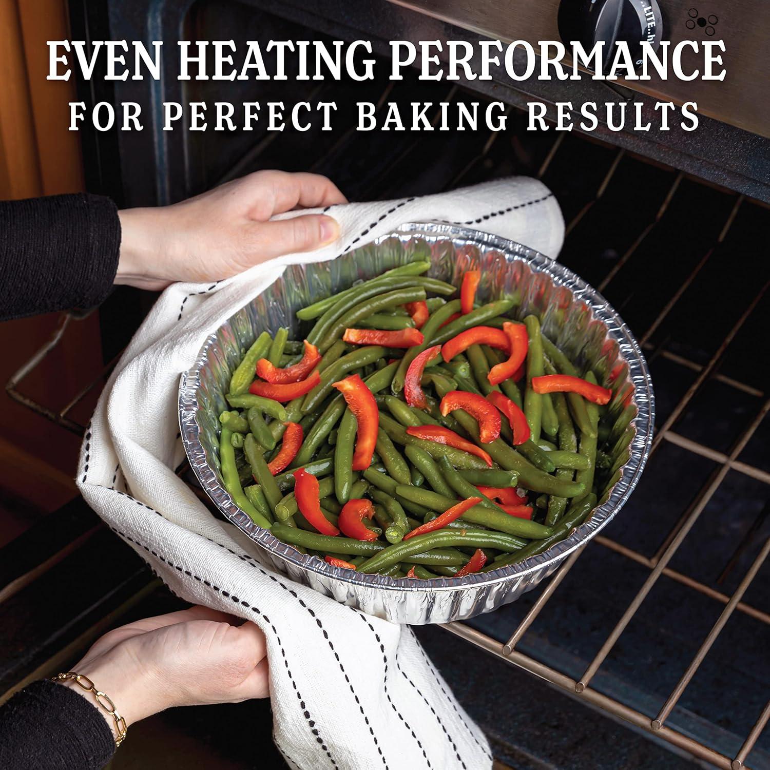 Sartén Redonda Desechable PLASTICPRO 25.4 cm - Paquete de 10