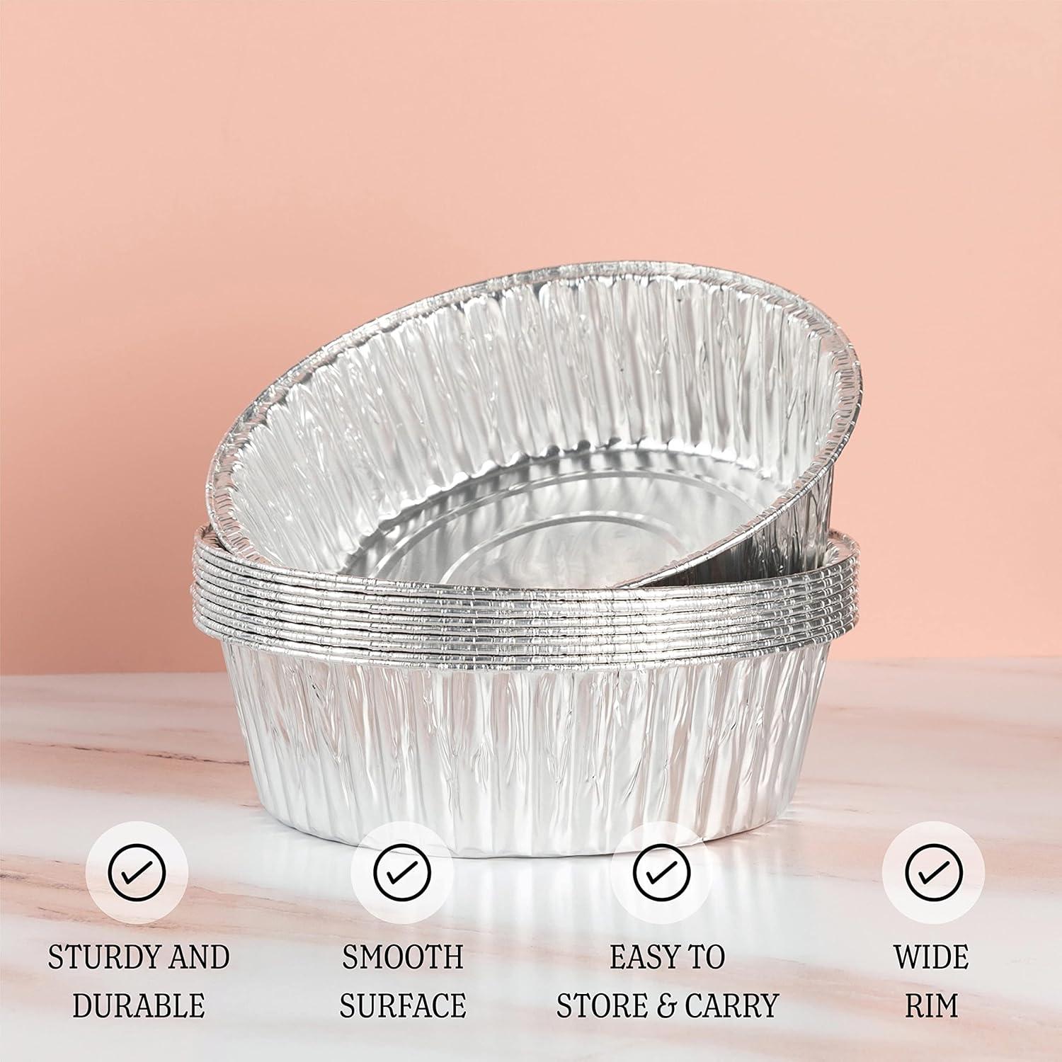 Sartén Redonda Desechable PLASTICPRO 25.4 cm - Paquete de 10