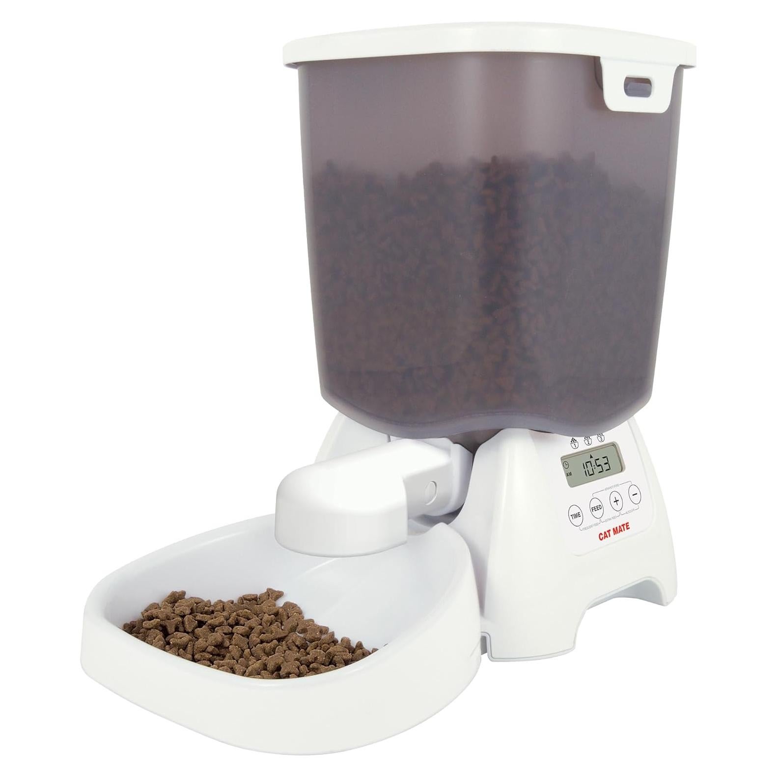 Comedero Automático Cat Mate C3000 para Gatos y Perros - 3 Comidas