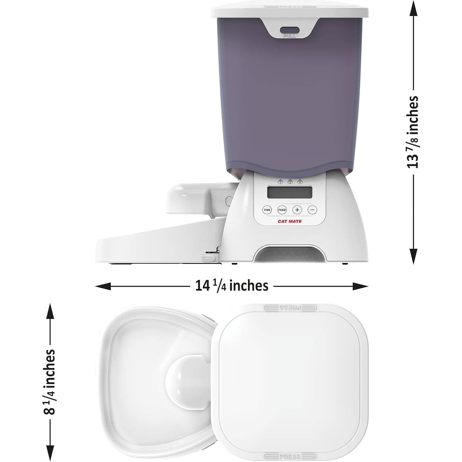 Comedero Automático Cat Mate C3000 para Gatos y Perros - 3 Comidas