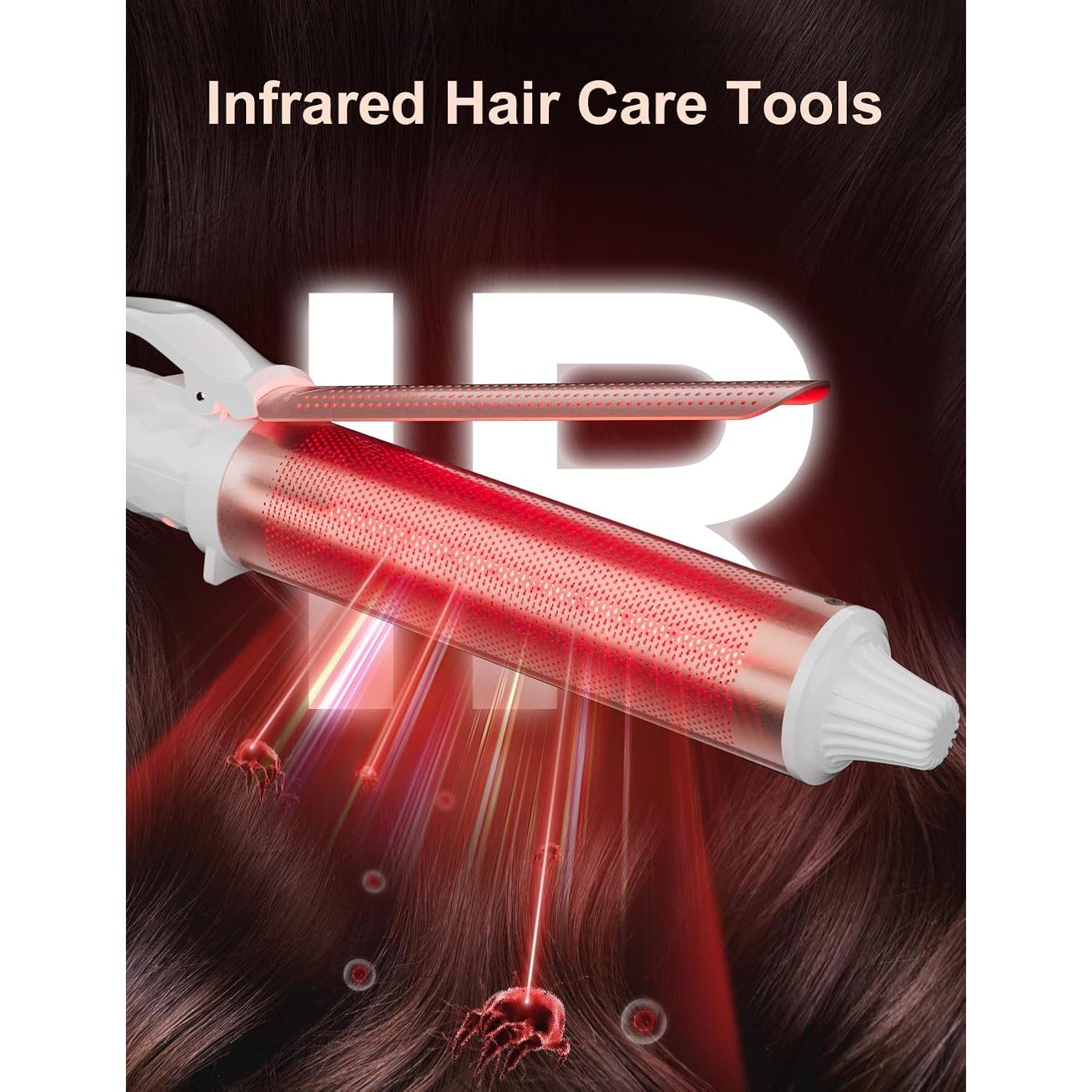 Rizador de Cabello Infrarrojo K&K 1.5" (3.81 cm) Cerámica