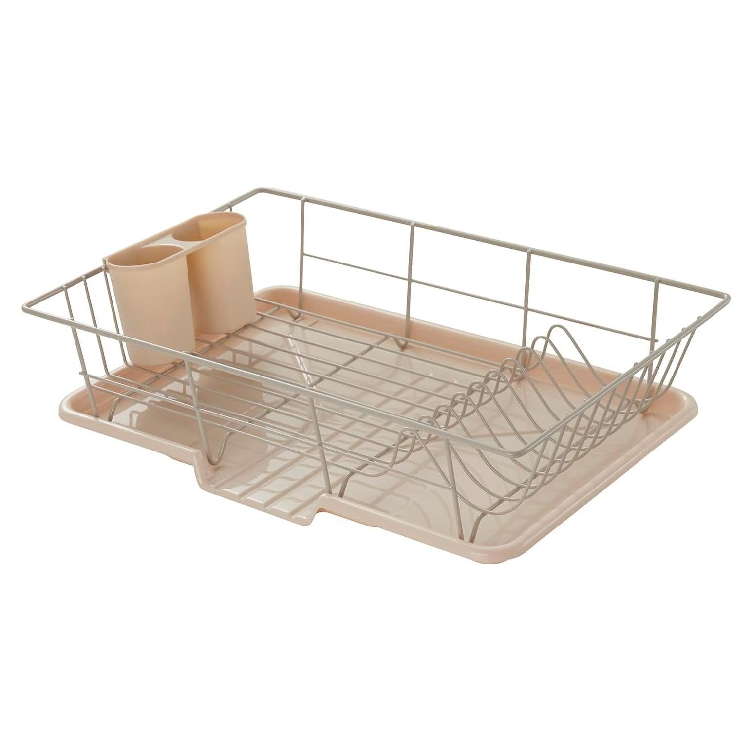 Escurridor de Platos 3 Piezas Sweet Home Beige - Organizador de Cocina