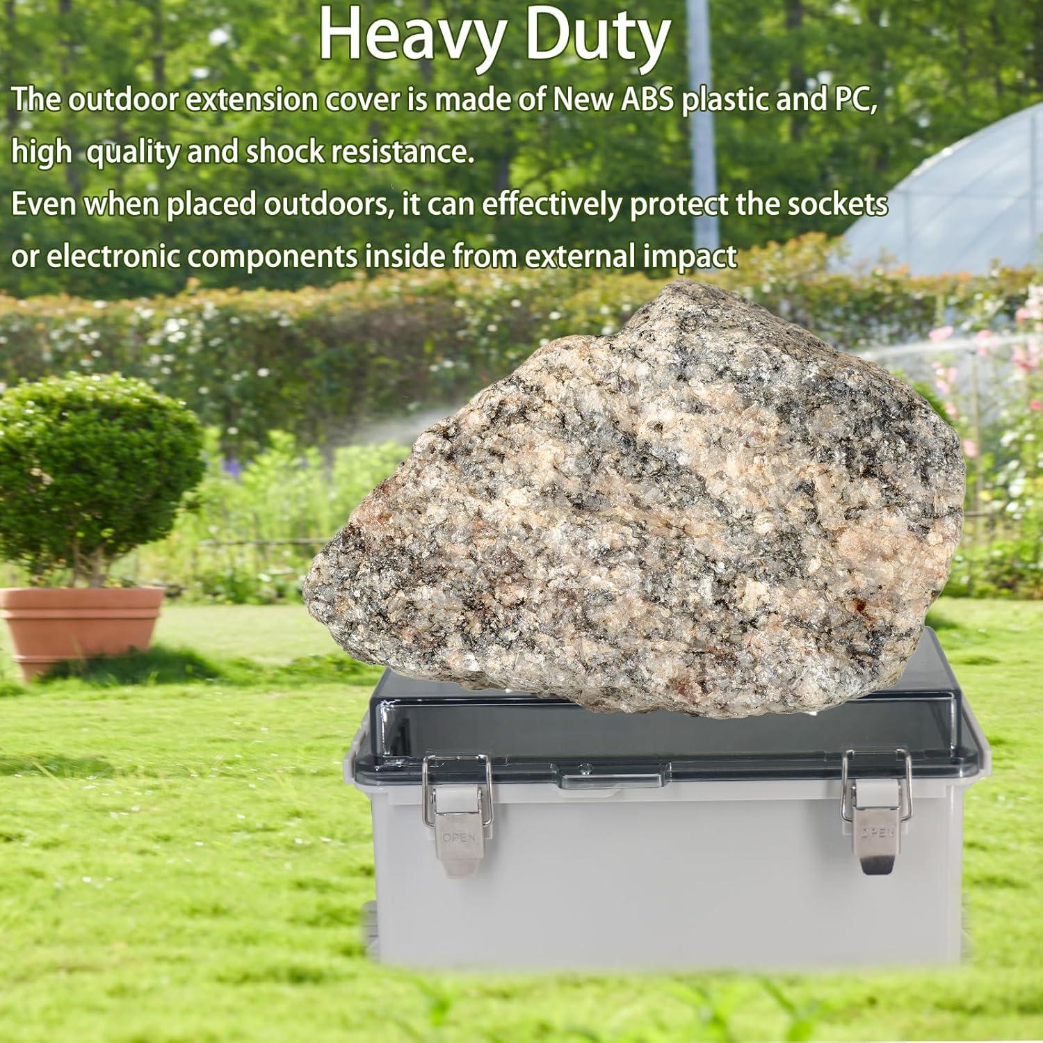 Caja Eléctrica Impermeable IP55 LuSumtly 22.6x12.4cm Transparente