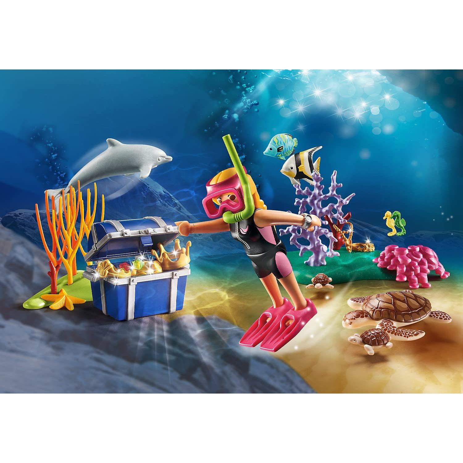 Juego de Buceo de Tesoro PLAYMOBIL 70678 con Accesorios