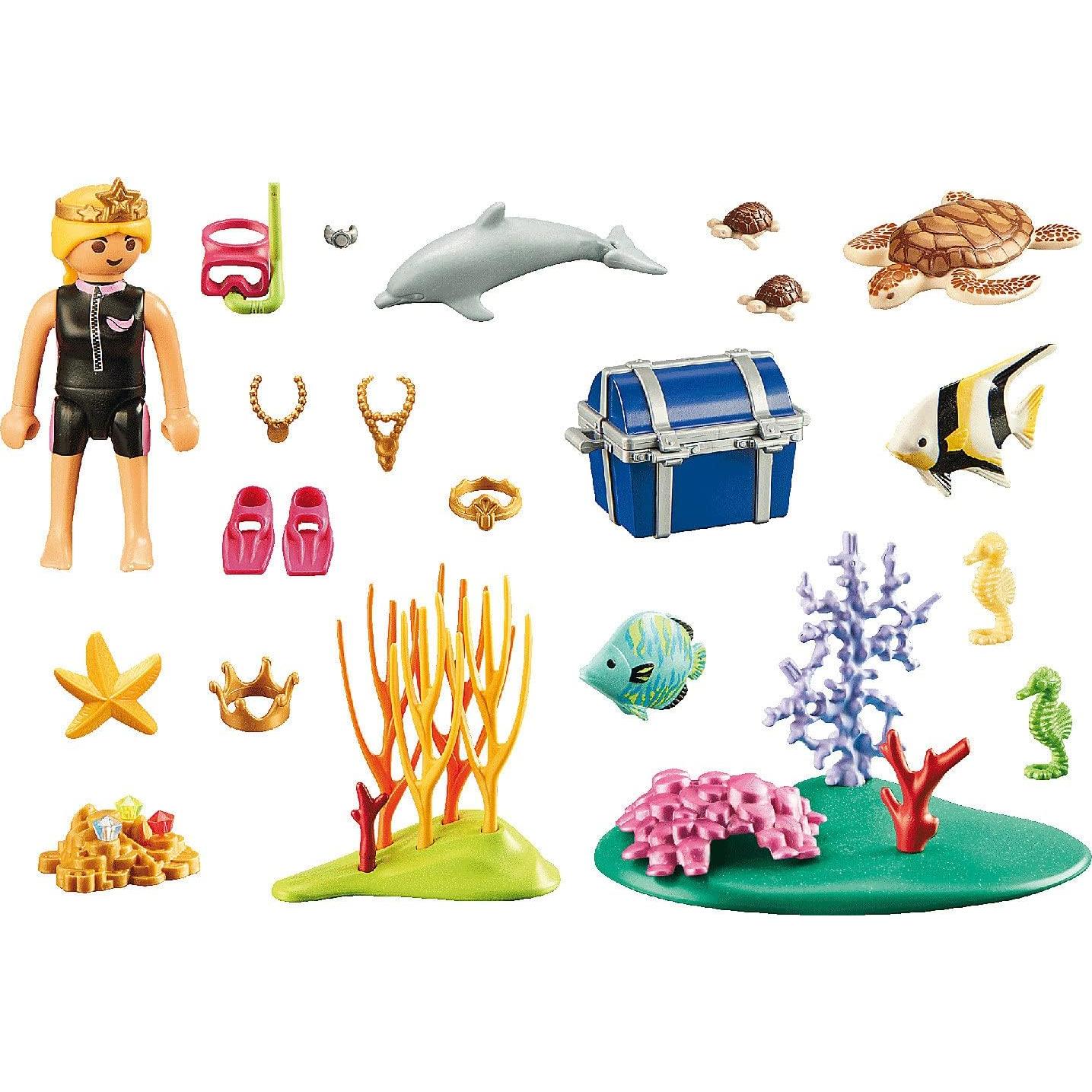 Juego de Buceo de Tesoro PLAYMOBIL 70678 con Accesorios