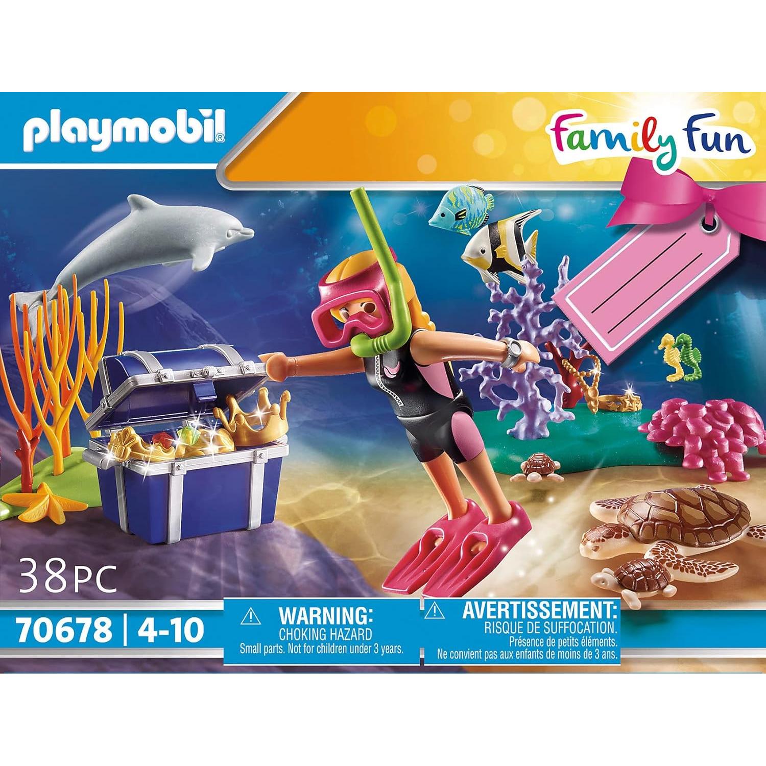 Juego de Buceo de Tesoro PLAYMOBIL 70678 con Accesorios