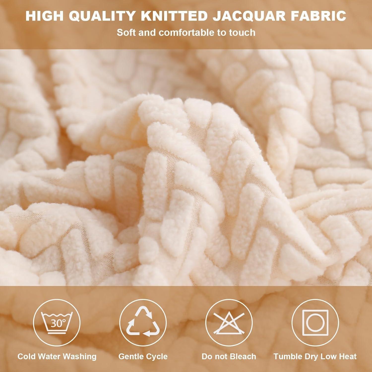 Cubierta de Sofá Mágica Yoovat Trigo-Azul Ajustable 40.64cm