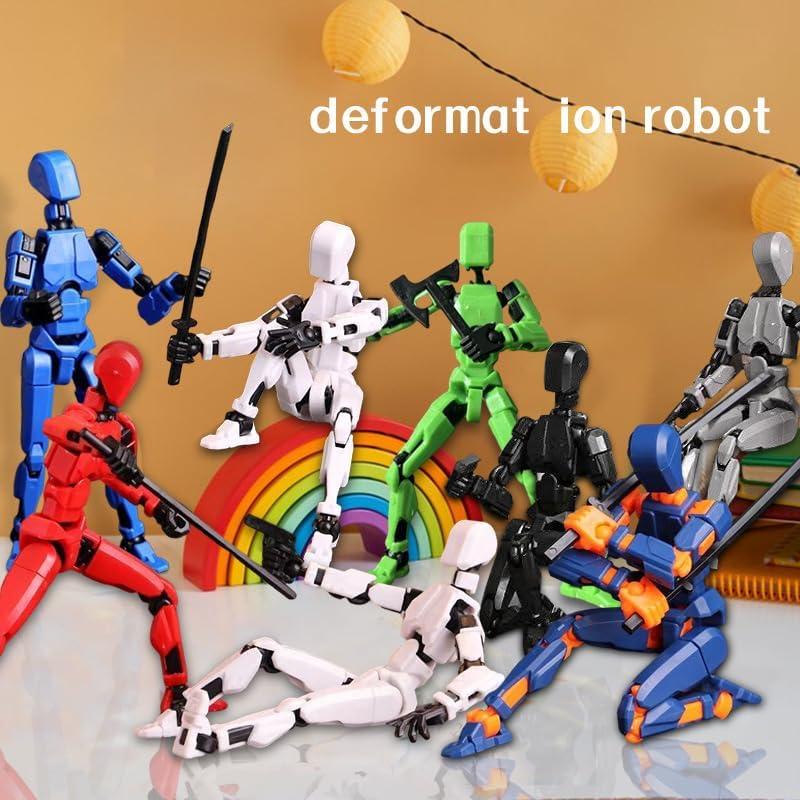 Conjunto de Figuras de Acción Magnéticas Damio DM13 Rojo/Azul