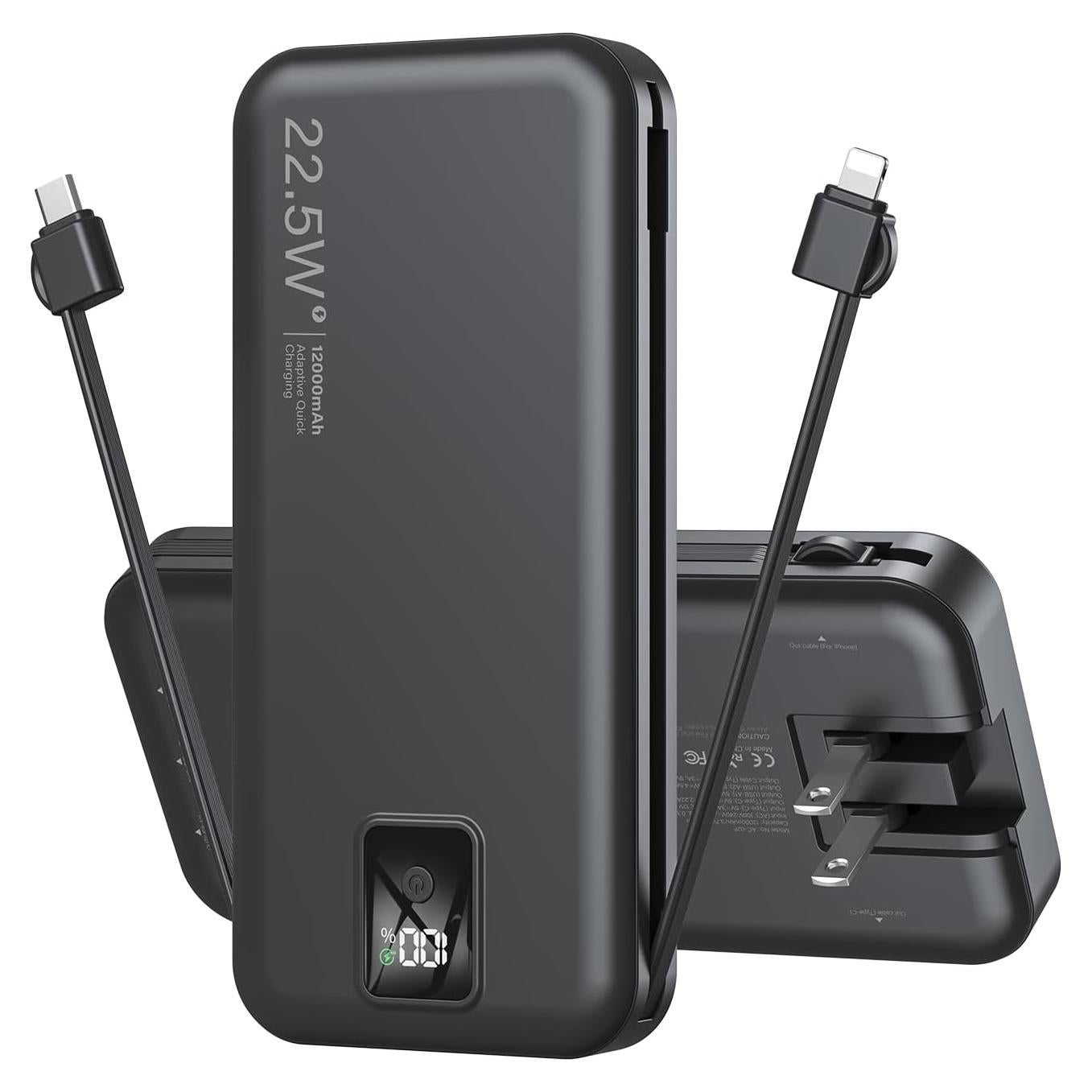 Cargador Portátil 12000mAh Shenzhen Meimei Rápido USB-C 22.5W