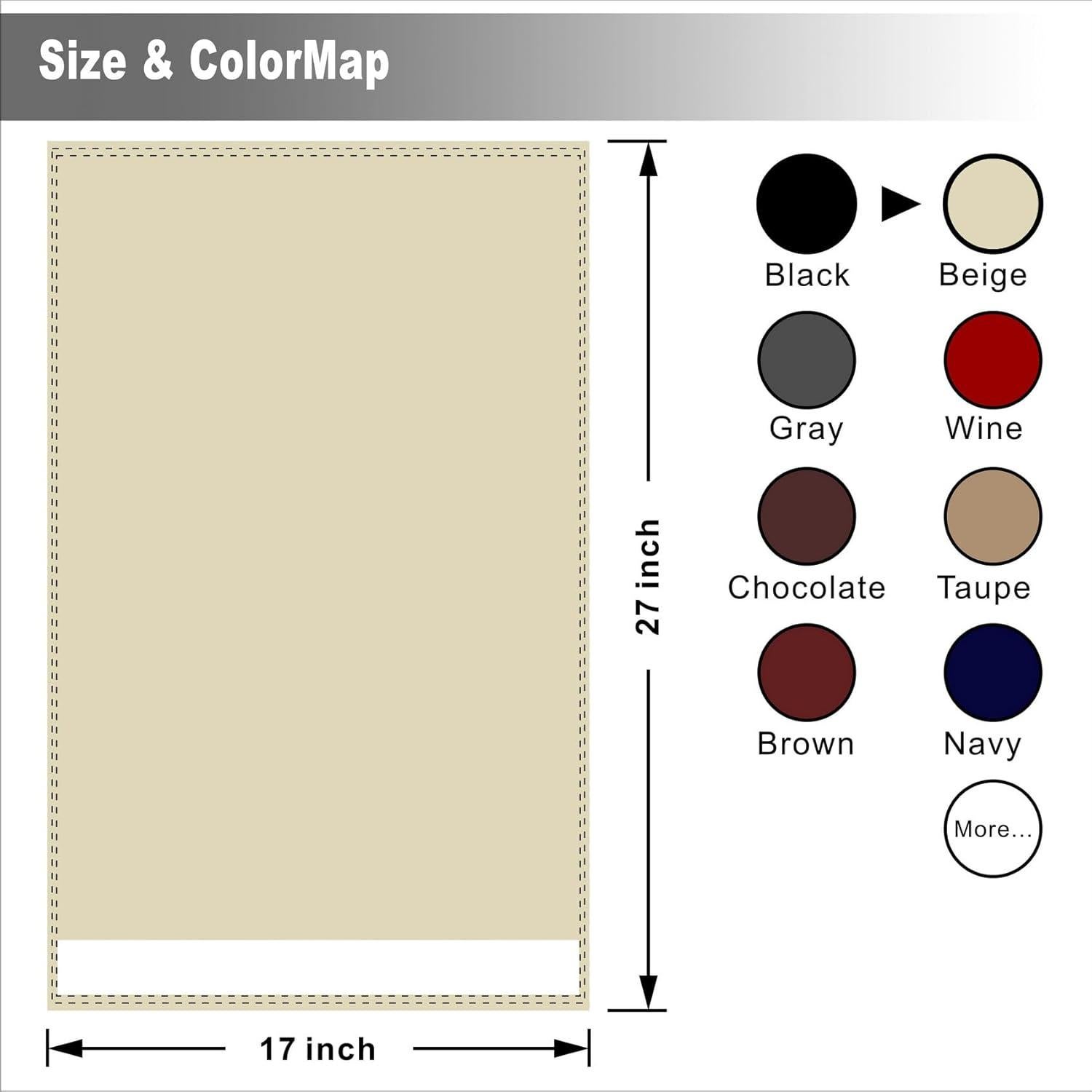 Funda de Reposacabezas Beige AmazeCov 43x69 cm para Sofá