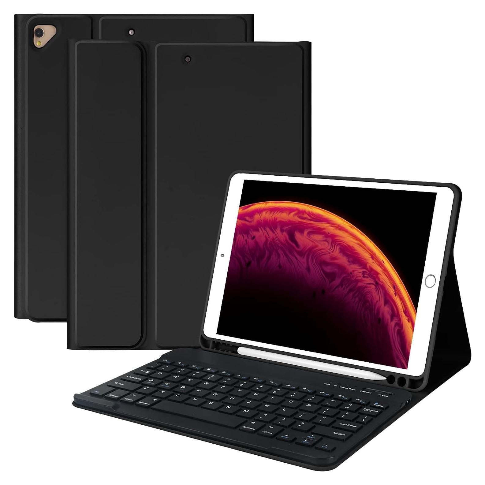 Funda Teclado Bluetooth MMK para iPad 10.2" 9ª/8ª/7ª Gen