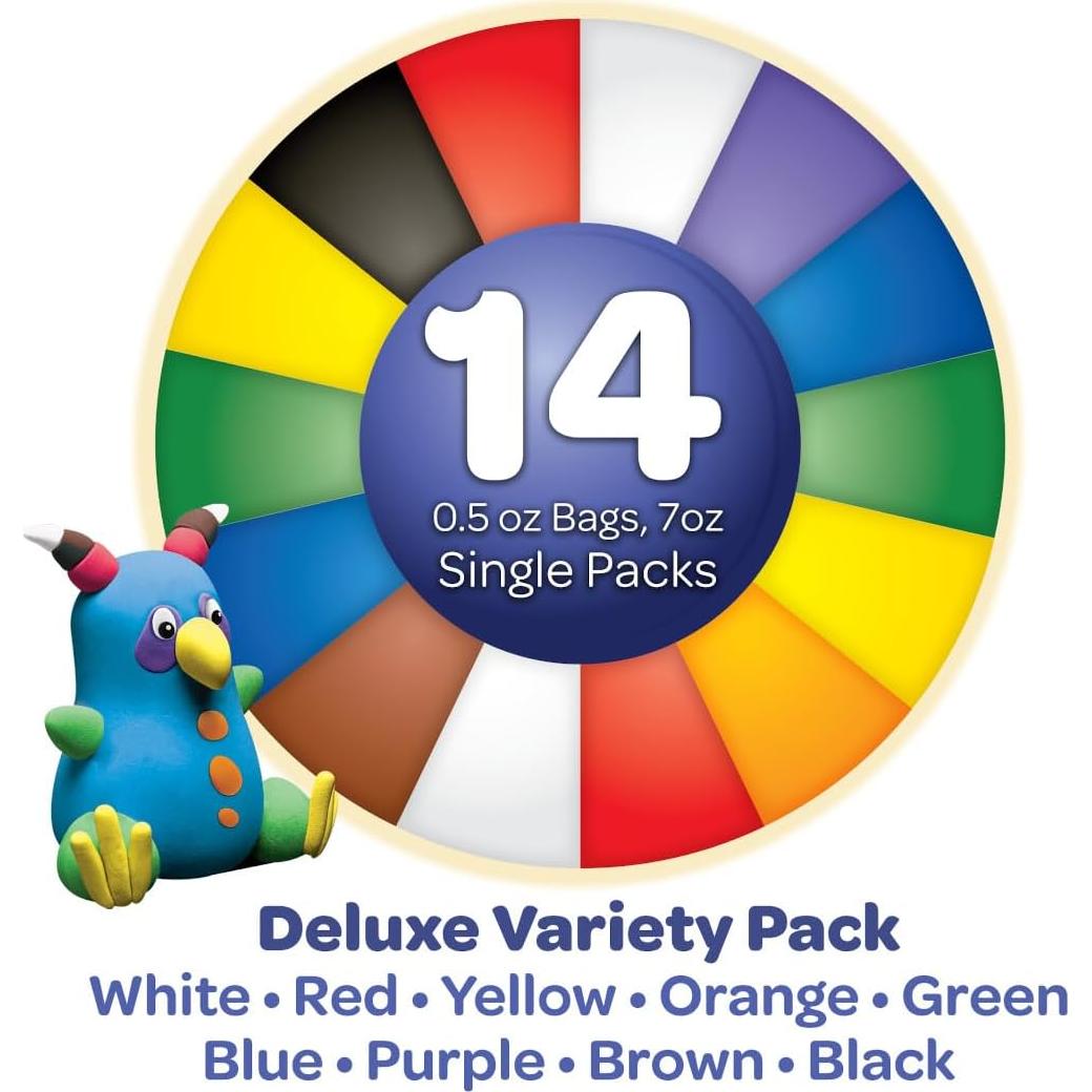 Paquete Crayola Model Magic 14 Colores Arcilla Seca al Aire