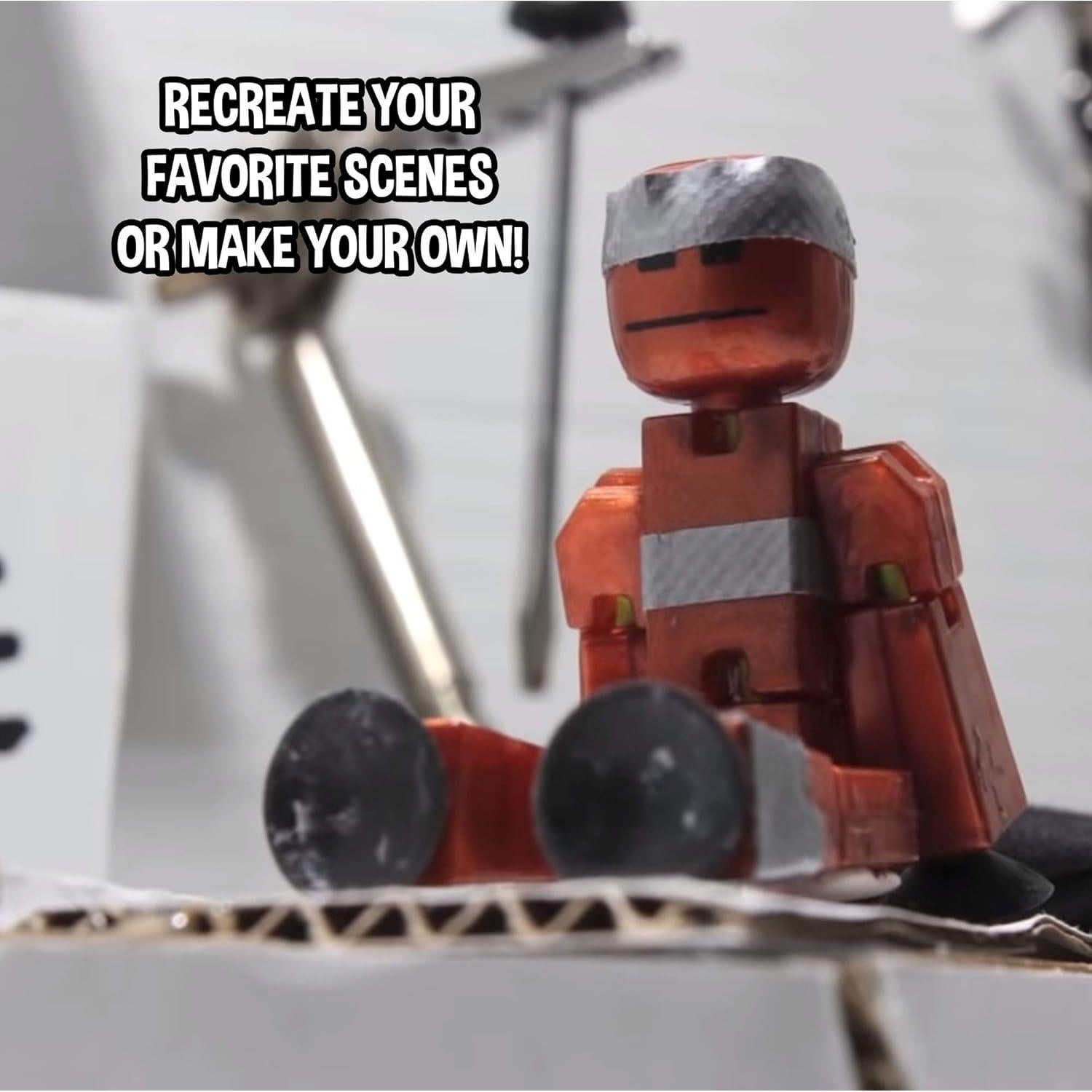 Paquete Zing Stikbot Fuera de la Red - 6 Figuras de Acción