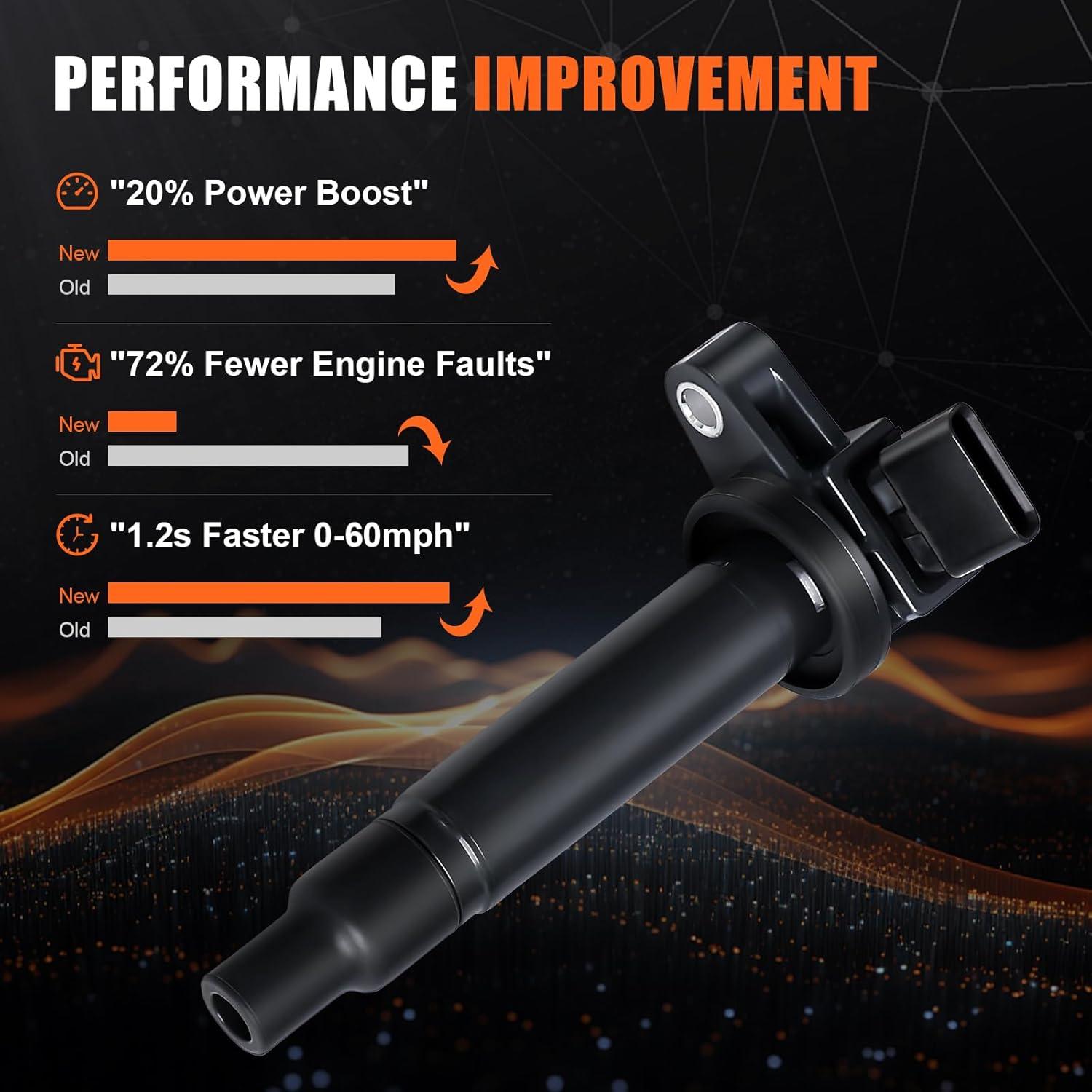 Bobinas de Encendido GYbenzi UF230 para Toyota y Lexus 8 Pcs