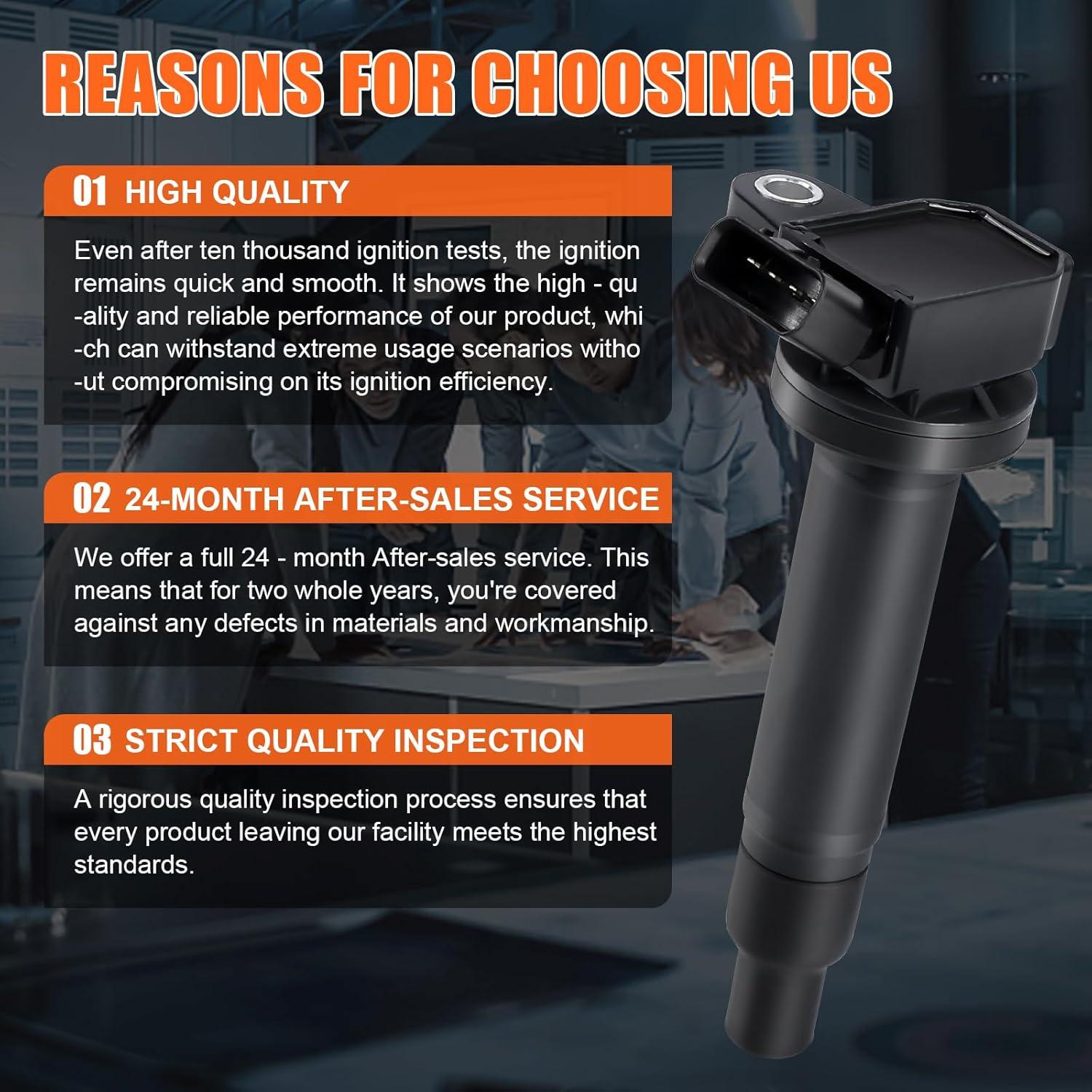 Bobinas de Encendido GYbenzi UF230 para Toyota y Lexus 8 Pcs