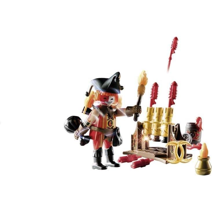 Playmobil Caballeros Burnham Raiders Maestro del Fuego