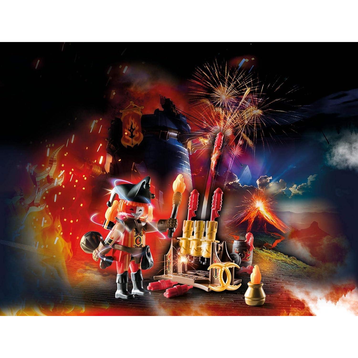 Playmobil Caballeros Burnham Raiders Maestro del Fuego