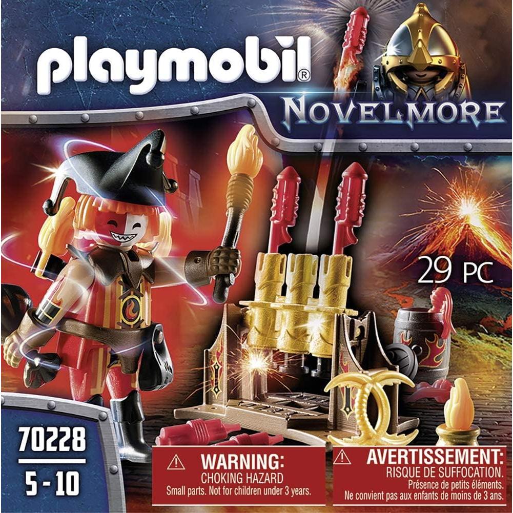 Playmobil Caballeros Burnham Raiders Maestro del Fuego