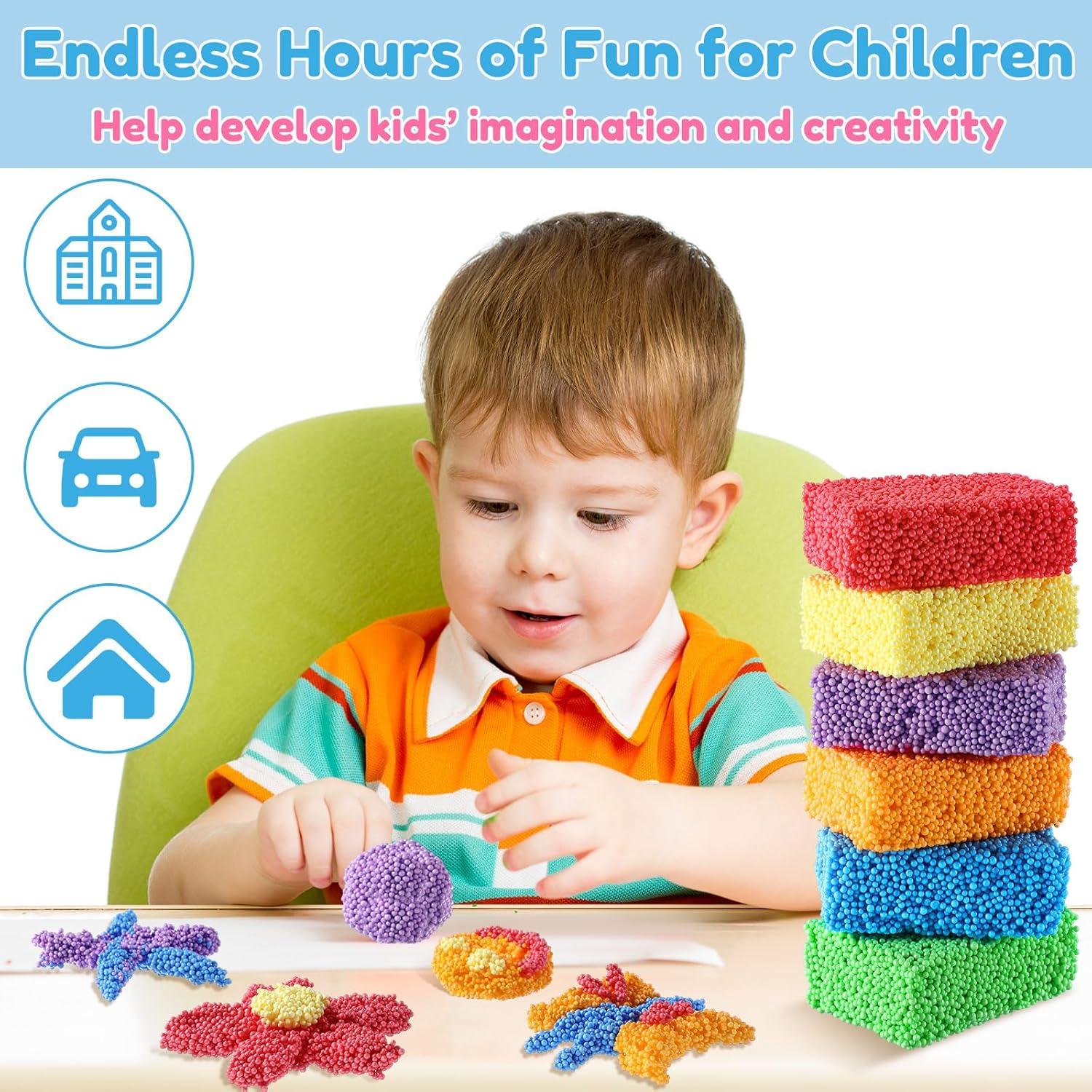 Shappy 24 Bloques de Arcilla Espuma para Modelar Niños