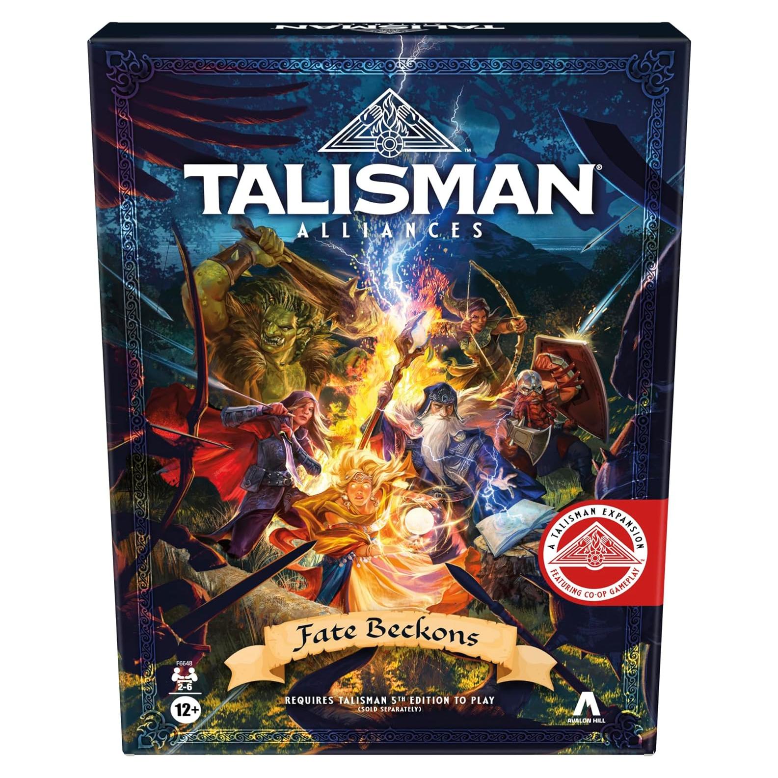 Hasbro Gaming Talisman Alliances: Fate Beckons Board Game | Talisman Expansion | Cooperative Fantasy Adventure Games | Ages 12+ | 2 to 6 Players