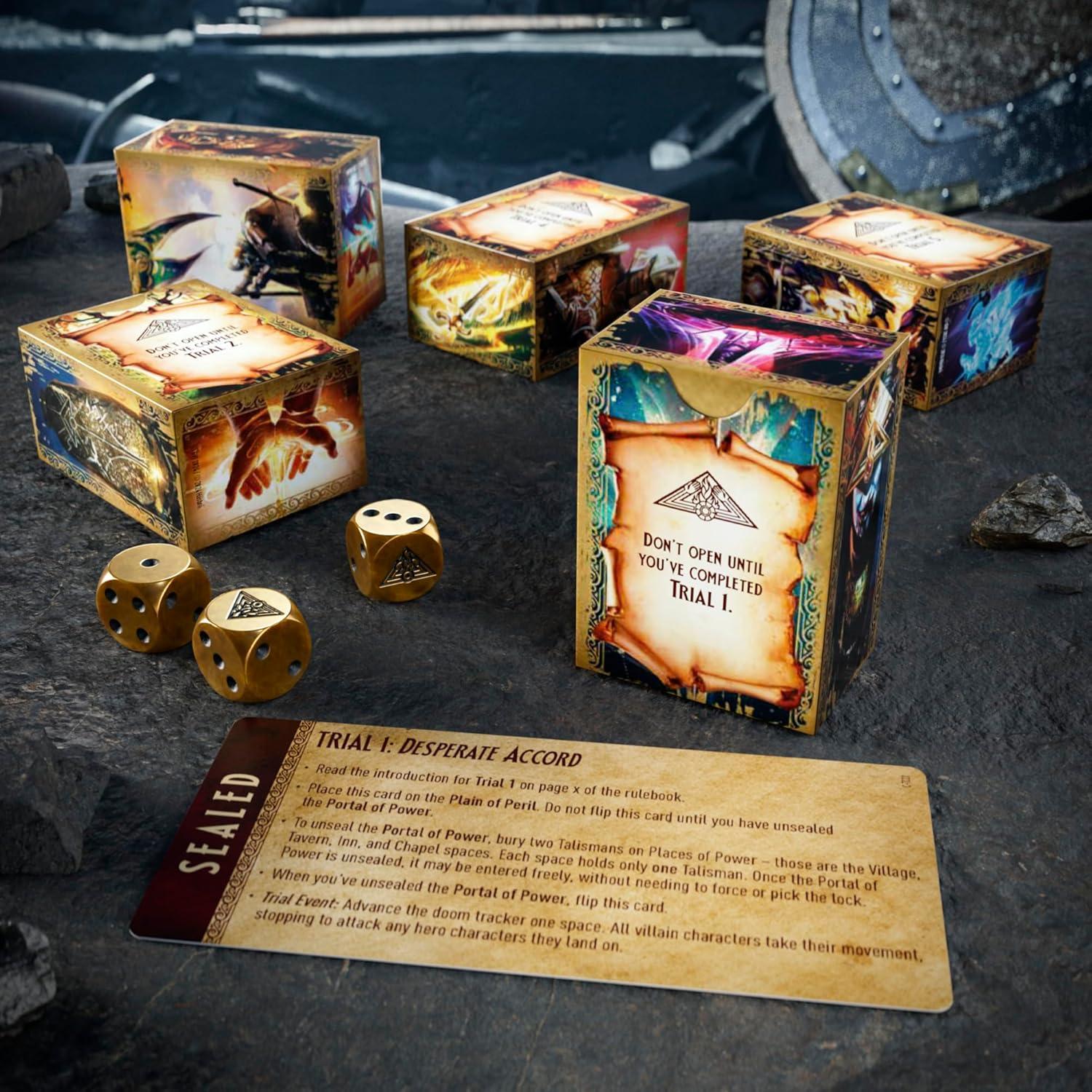 Hasbro Gaming Talisman Alliances: Fate Beckons Board Game | Talisman Expansion | Cooperative Fantasy Adventure Games | Ages 12+ | 2 to 6 Players