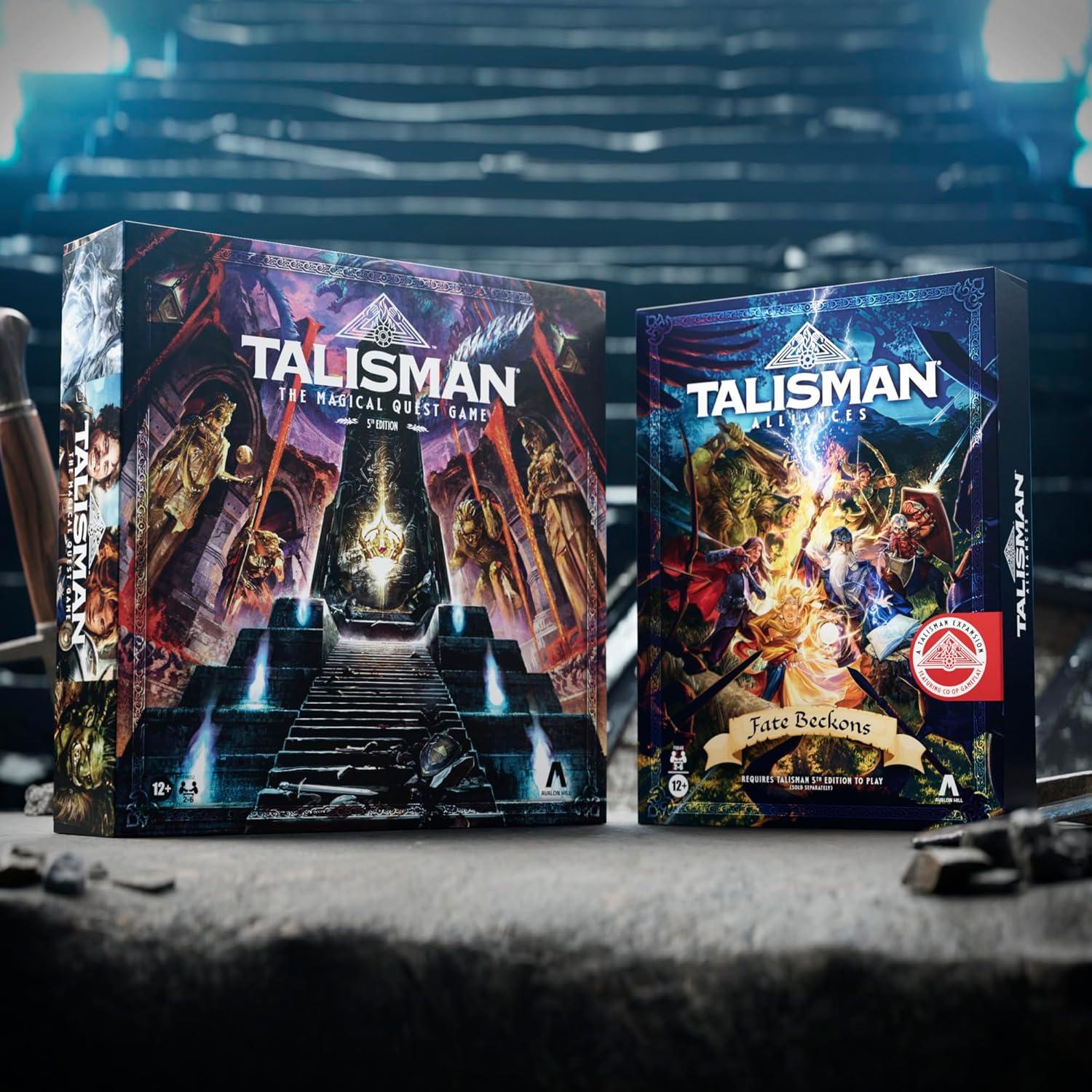 Hasbro Gaming Talisman Alliances: Fate Beckons Board Game | Talisman Expansion | Cooperative Fantasy Adventure Games | Ages 12+ | 2 to 6 Players