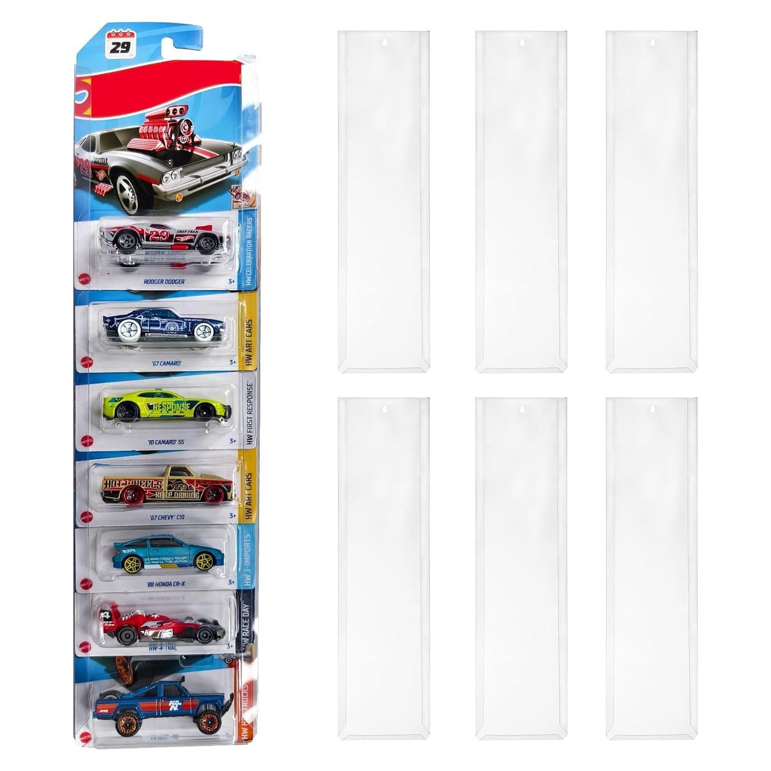 Estuche de Exhibición para Autos de Juguete THRSEELY 6 Pcs