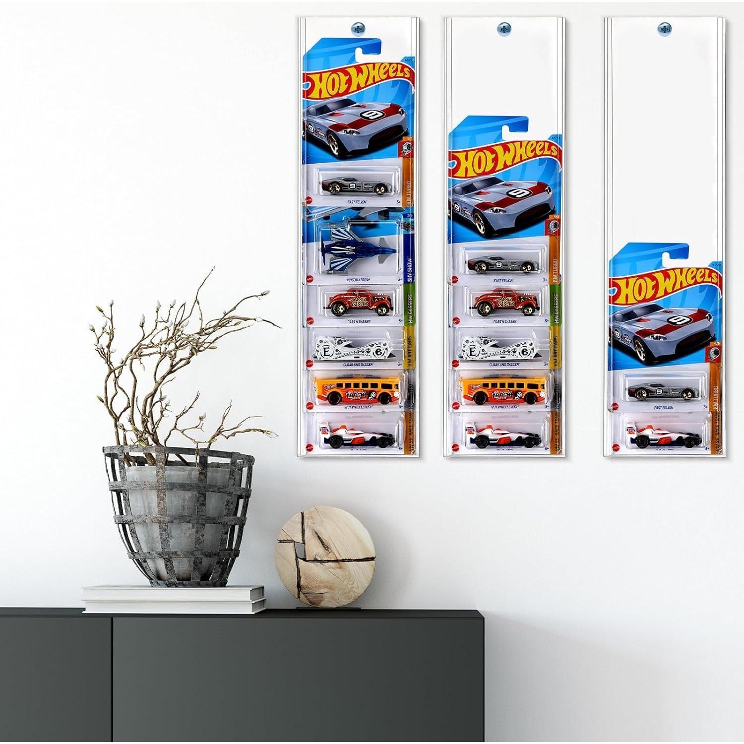 Estuche de Exhibición para Autos de Juguete THRSEELY 6 Pcs