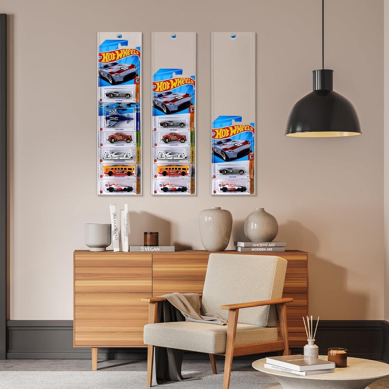 Estuche de Exhibición para Autos de Juguete THRSEELY 6 Pcs