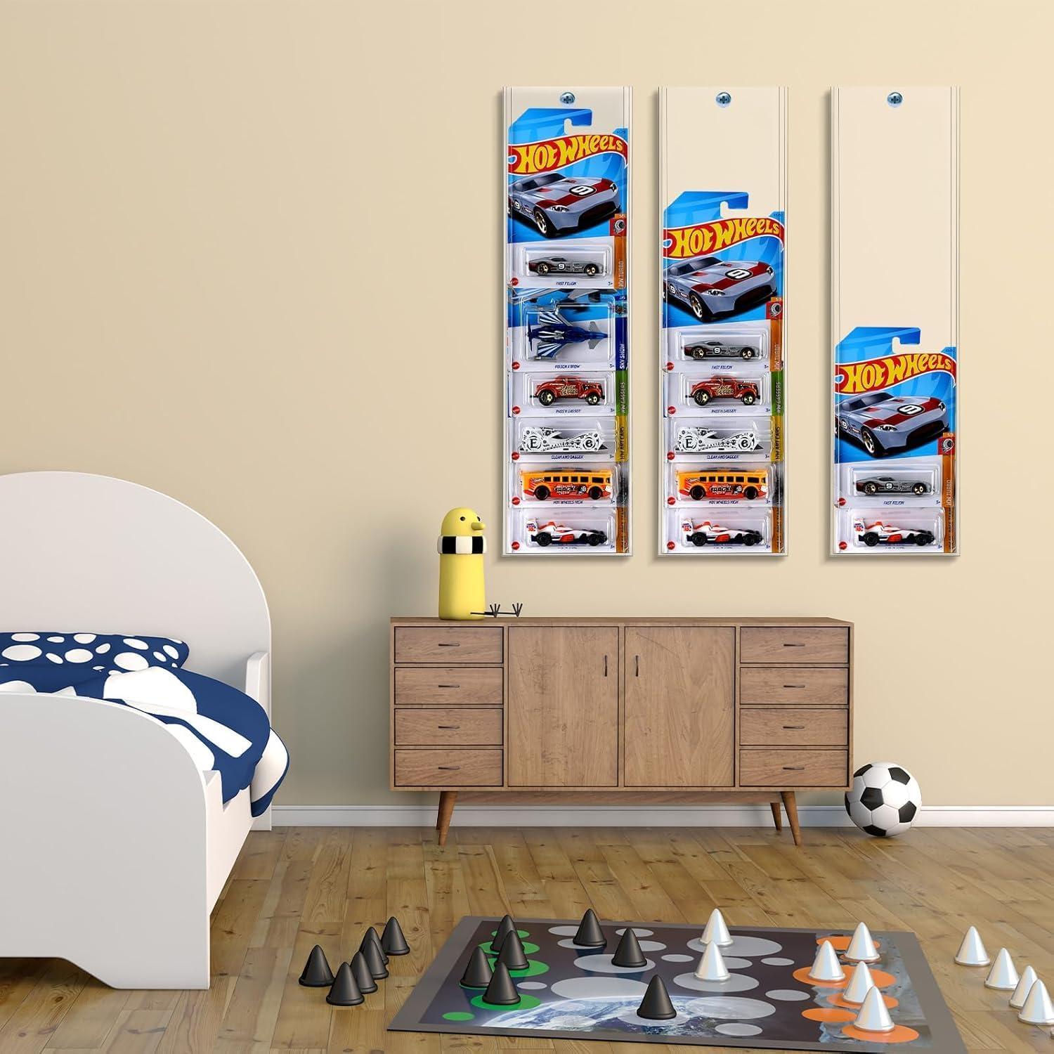 Estuche de Exhibición para Autos de Juguete THRSEELY 6 Pcs