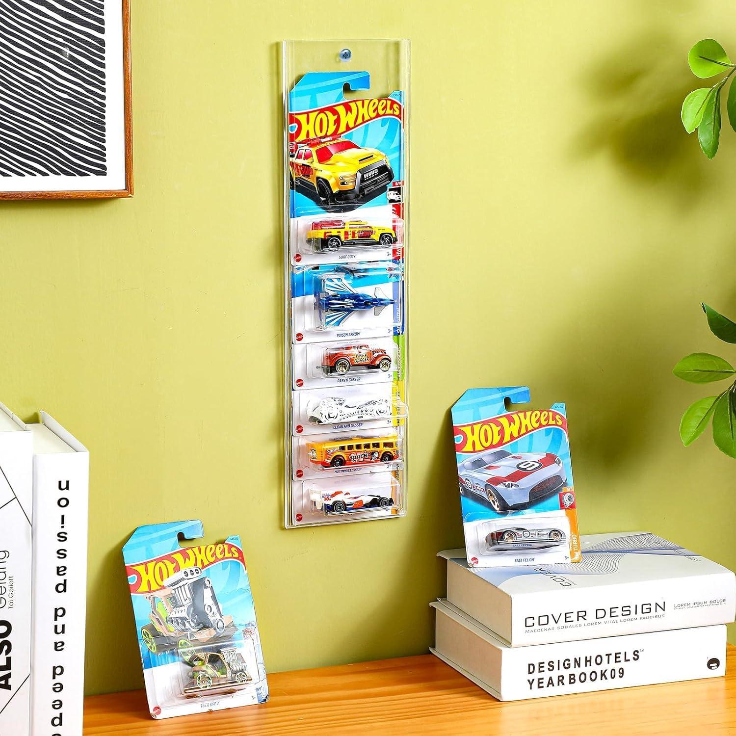 Estuche de Exhibición para Autos de Juguete THRSEELY 6 Pcs