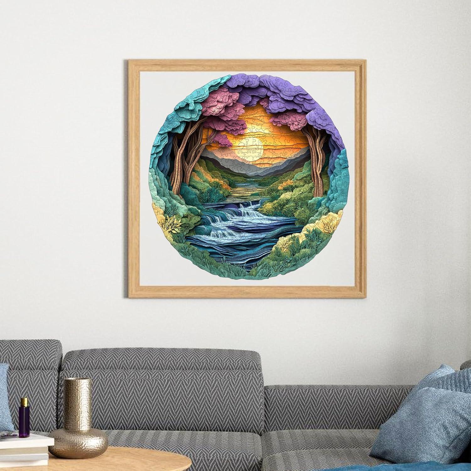 Rompecabezas de Madera 3D MYS A·U·R 200 Piezas 28.4x27.7cm