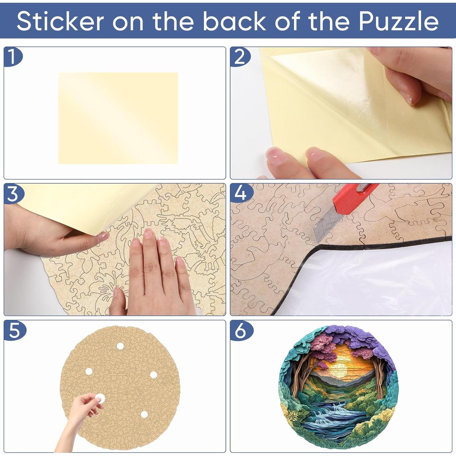 Rompecabezas de Madera 3D MYS A·U·R 200 Piezas 28.4x27.7cm