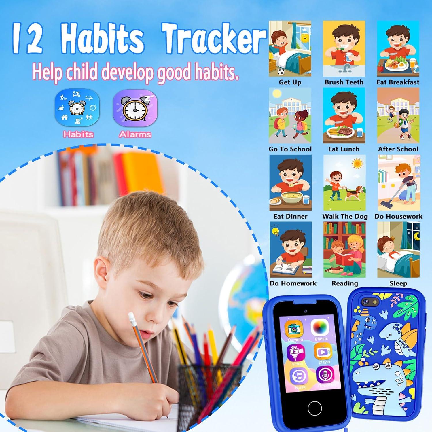 Teléfono Juguete Inteligente WEOLULI Azul 3-10 Años