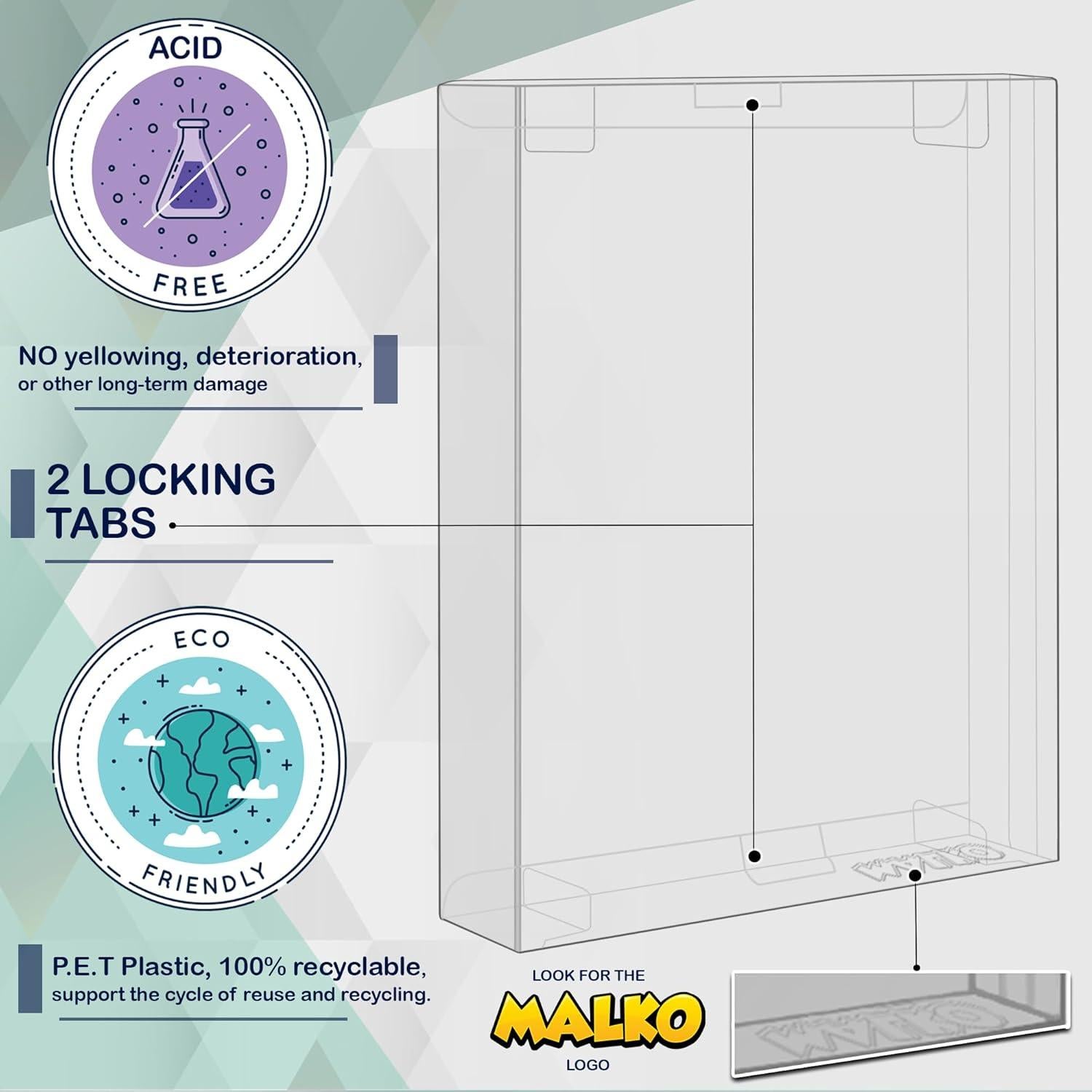 MALKO 6 Pack Protector para Figuras de 9.53 cm - Plástico 0.5 mm